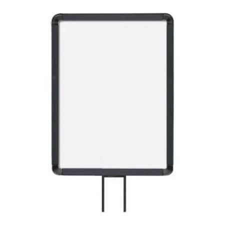 Lavi Industries Lavi Industries, Vertical Fixed Sign Frame, 50-1131F12V-S/MB, 11" x 14", For 13' Posts, Matte Black 50-1131F12V-S/MB